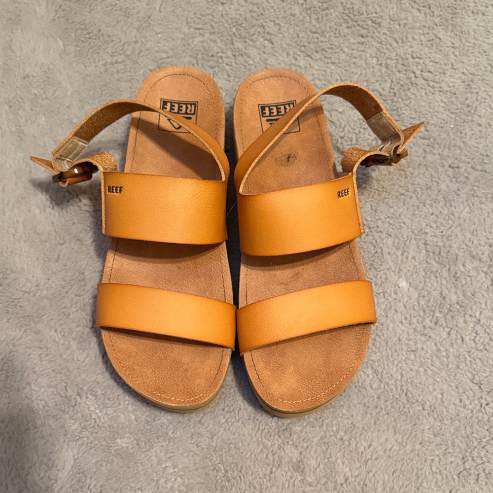 Reef Brown Leather Sandals